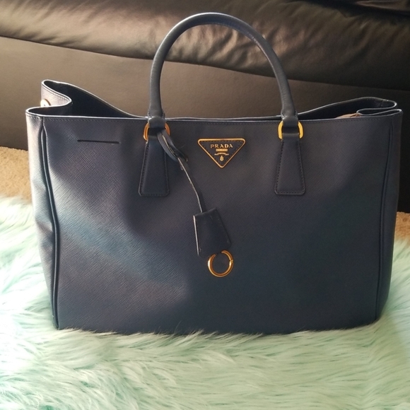 · Prada Saffiano Gardener's Tote Bag (Bluette - Picture 1 of 8